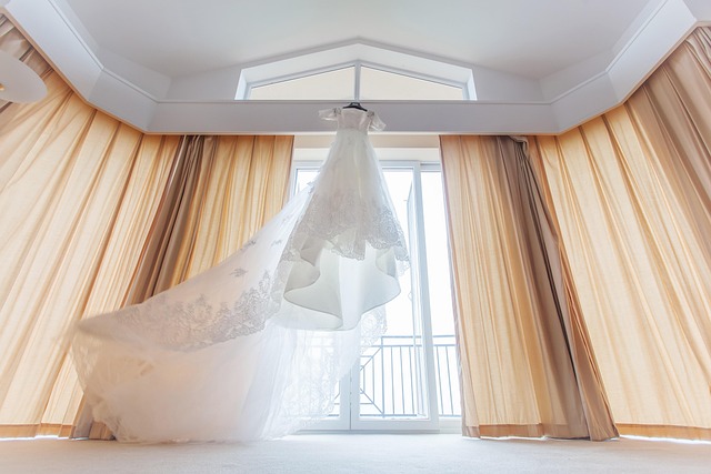 Embroidered Wedding Gown